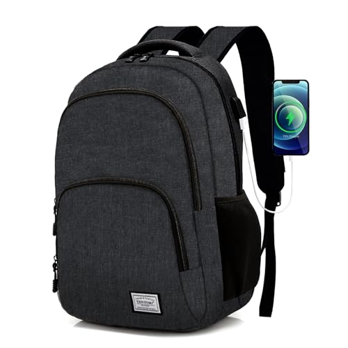 Travel Laptop Backpack with USB Port, Work School Bag