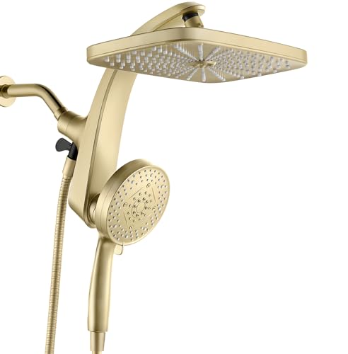 High Pressure Rain Shower Head and Handheld Combo