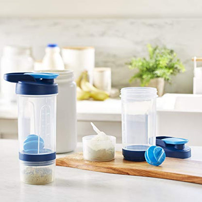 Amazon Basics Protein Shaker Bottle 2-Pack