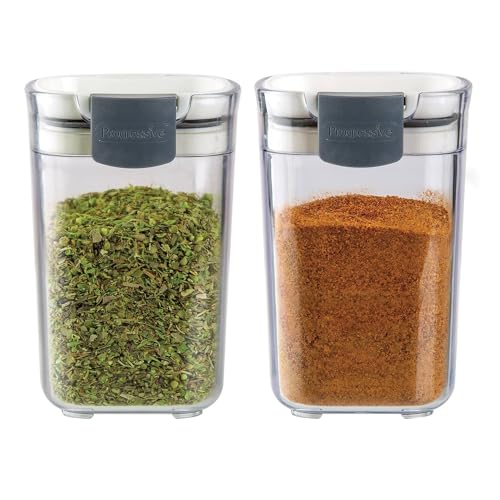 2 Pack Seasoning & Spice Storage Containers Airtight