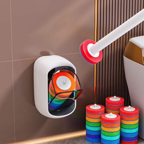 35 Count Disposable Toilet Brush Kit with Refills