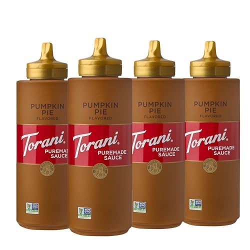 4 Pack Torani Puremade Pumpkin Pie Sauce 16.5oz