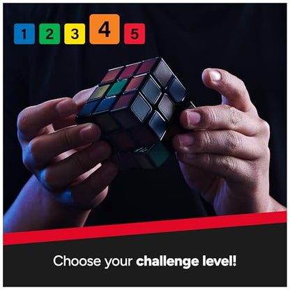 Rubik’s Phantom, 3x3 Cube Advanced Technology Difficult 3D Puzzle Travel Game Stress Relief Fidget Toy Activity Cube for Adults & Kids Ages 8+