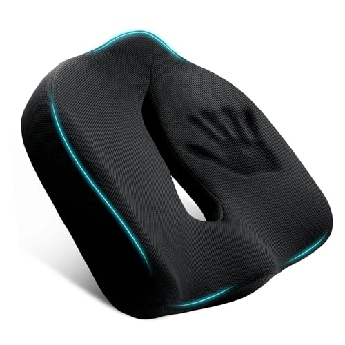 Ergonomic Memory Foam Coccyx Seat Cushion