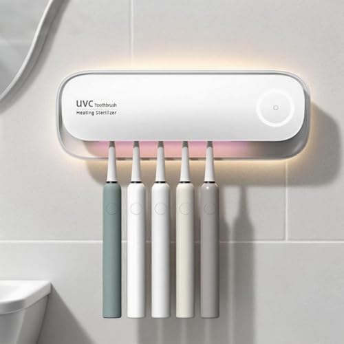 5 Slot UV Toothbrush Sanitizer Wall Mount Holder