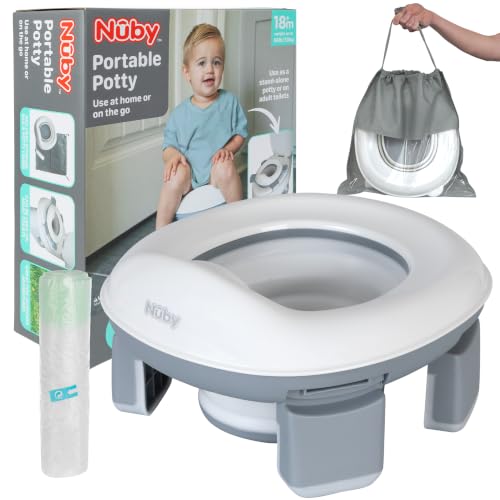 Nuby Collapsible Travel Toddler Potty Seat