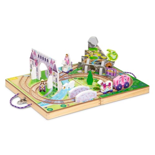 Melissa & Doug Take-Along Kingdom Wooden Play Set