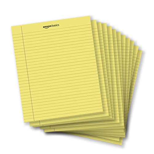 72 Count Wide Ruled Legal Pads, 8.5 x 11.75