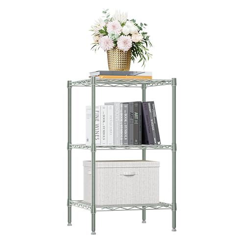 750 lbs 3-Shelf Metal Wire Storage Rack Shelving Unit