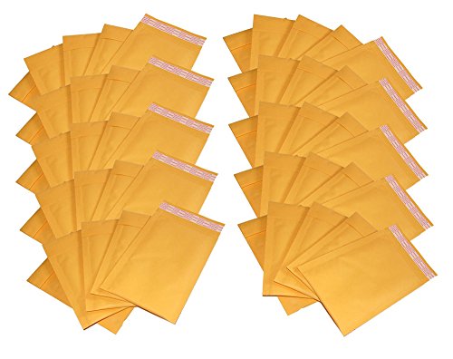 50 Pack 4x8 Bubble Mailers Padded Envelopes