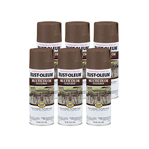 6 Pack Rust-Oleum Textured Spray Paint 12 oz