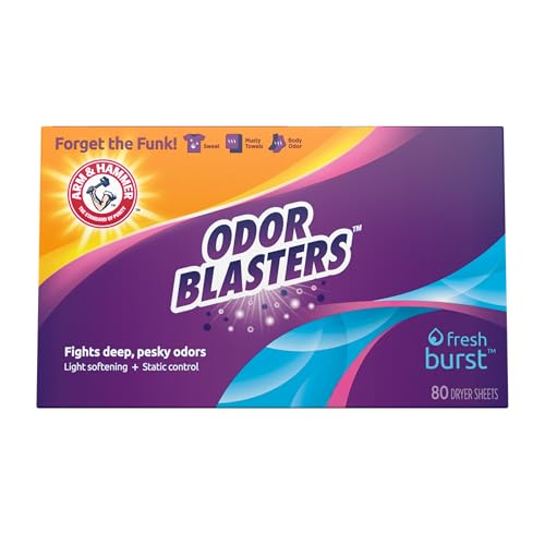 80 Count Arm & Hammer Odor Blaster Dryer Sheets