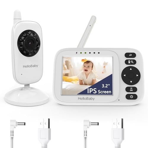 HelloBaby 3.2-Inch Screen Non-WiFi Video Baby Monitor