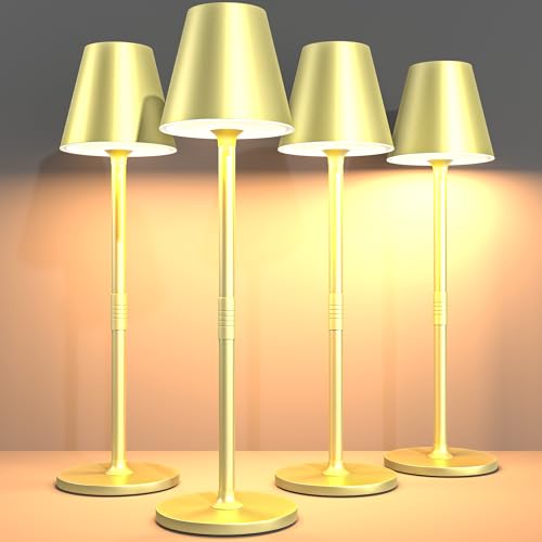 4 Pack LED Cordless Rechargeable Table Lamps