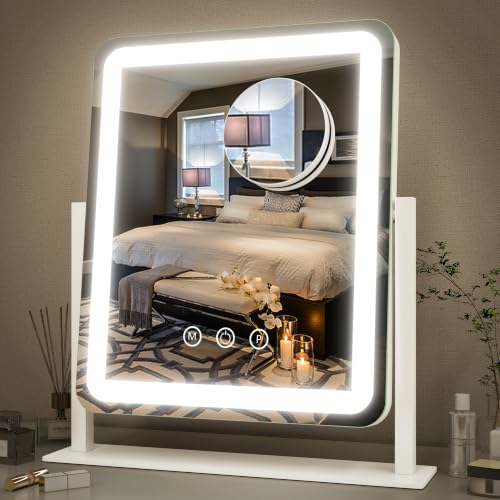 Lighted Vanity Makeup Mirror with Dimmable LED Lights