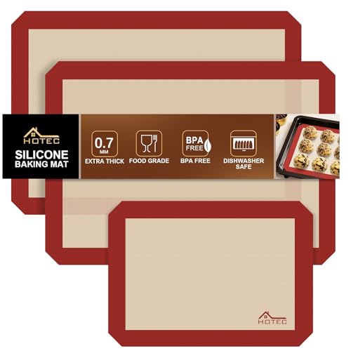 3 Pack Nonstick Reusable Silicone Baking Mats