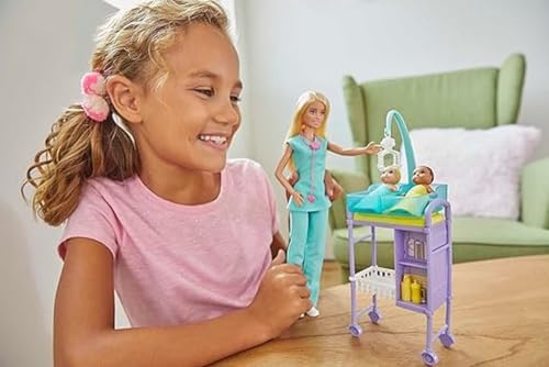 Barbie Baby Doctor Playset with Dolls & Accessories