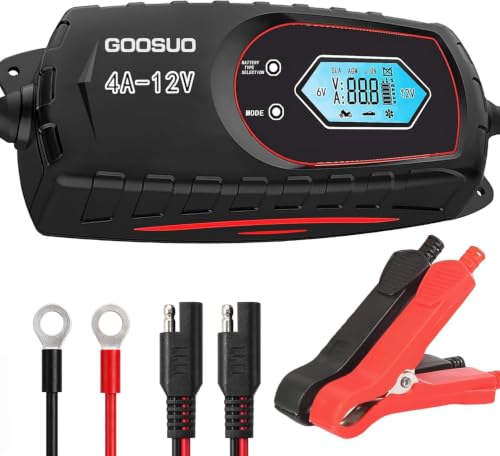 4A 6V/12V Smart Car Battery Charger