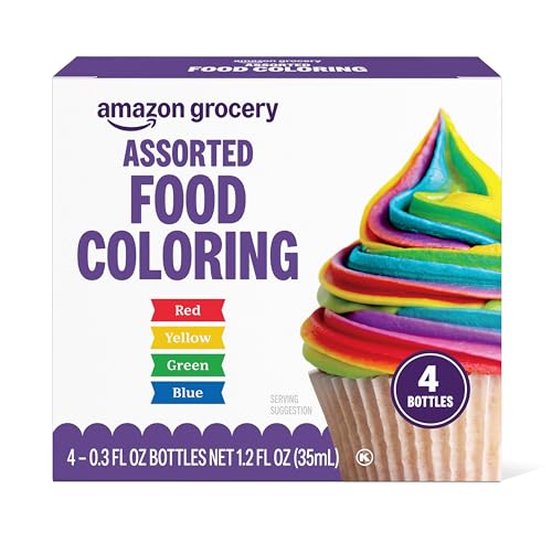 1.2 Fl Oz Assorted Liquid Food Coloring