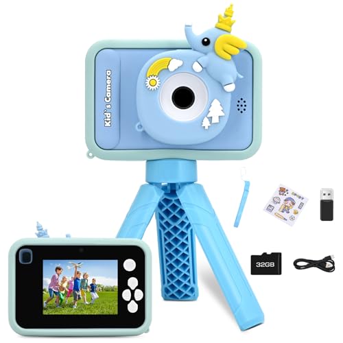 1080P 48MP Kids Digital Camera with Tripod