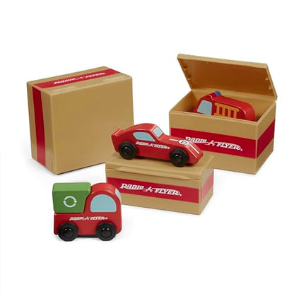 Radio Flyer Delivery Van Ride On Toy for Kids, Red Toddler Ride on Toy for Ages 2+