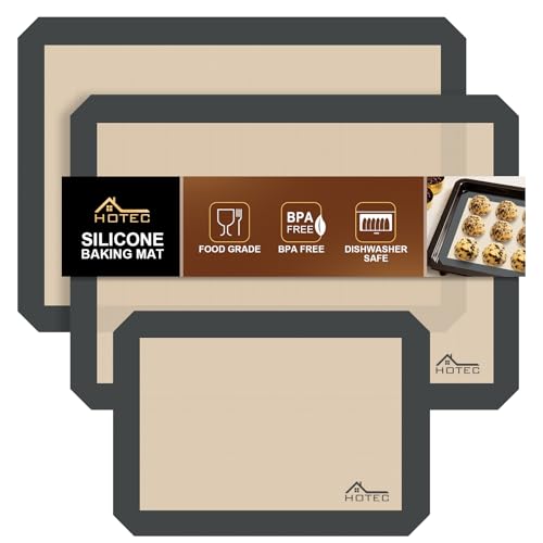 3 Pack Nonstick Reusable Silicone Baking Mats