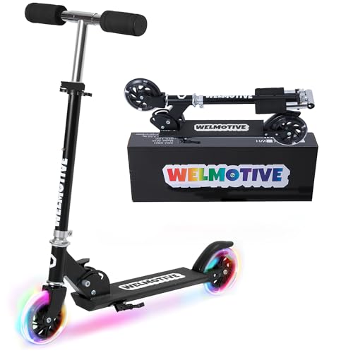 Lightweight Foldable Kick Scooter with Adjustable Handlebars