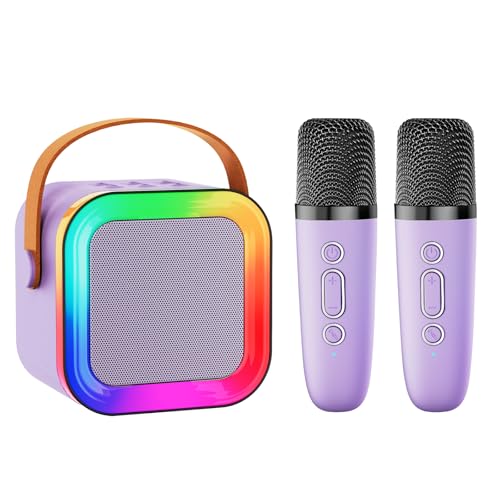 2 Microphone Portable Bluetooth Karaoke Speaker