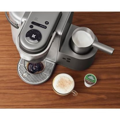 Keurig K-Cafe Special Edition Single Serve K-Cup Pod Coffee, Latte and Cappuccino Maker, Nickel