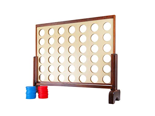 Monoprice Giant Wooden Four-in-a-Row Game