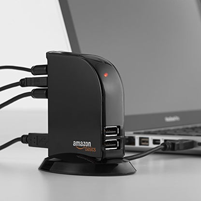 7-Port USB 2.0 Hub with Power Adapter