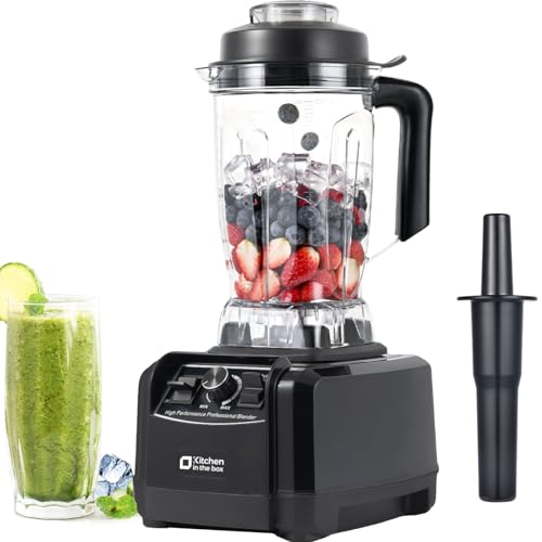 68 OZ Professional Smoothie Blender, 1500 Watt, Ice Crushing