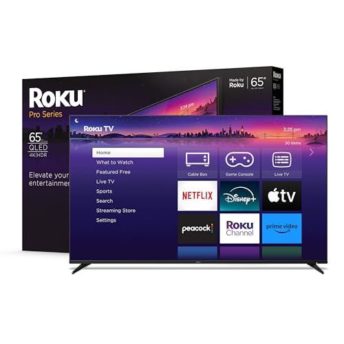 Roku 65-Inch 4K QLED Smart TV Dolby Vision