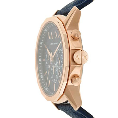 Armani Exchange Men's Chronograph Leather Watch