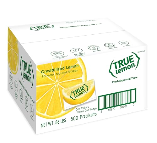 500 Count True Lemon Sugar Free Water Enhancer Packets (OU)