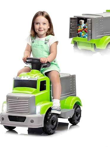 6V Ride On Fire Truck Electric Toddler Car