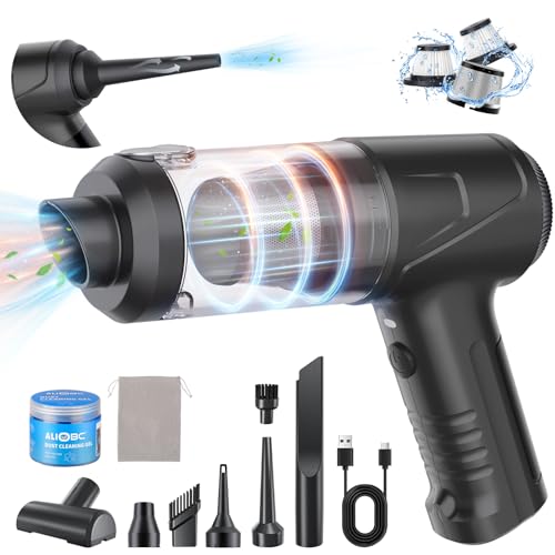 Cordless Rechargeable 2-in-1 Car Vacuum Air Duster