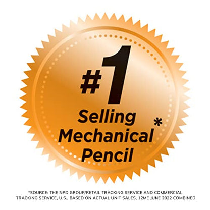 BIC Xtra-Smooth Mechanical Pencils with Erasers (MPCE40-BLK), Bright Edition Medium Point (0.7mm), 40-Count Pack, Bulk Mechanical Pencils for School, Perfect Teacher Appreciation Gifts