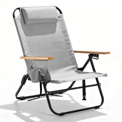 Reclining Heavy Duty Folding Camping Beach Chair