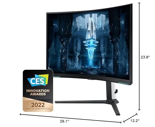 SAMSUNG 32" 4K Curved Gaming Monitor