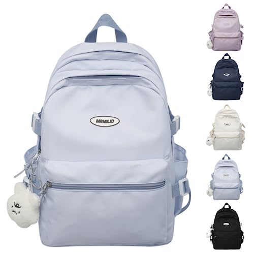 Kawaii Waterproof Laptop Backpack with Cute Accessories