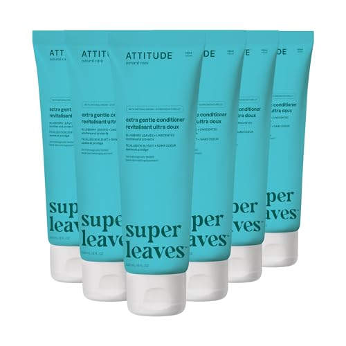 6 Pack ATTITUDE Extra Gentle Unscented Hair Conditioner