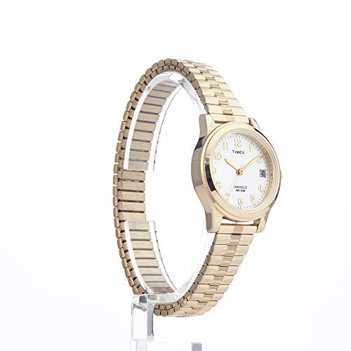 Timex Gold-Tone Stainless Steel Expansion Band Watch