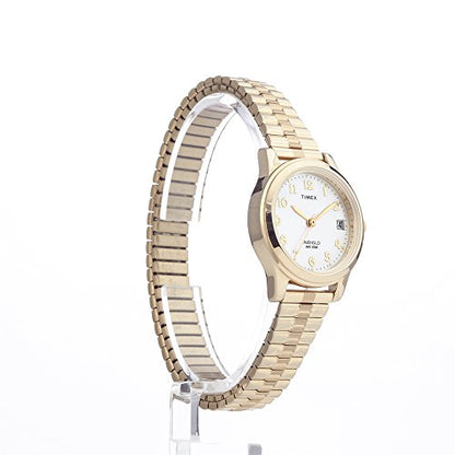 Timex Gold-Tone Stainless Steel Expansion Band Watch