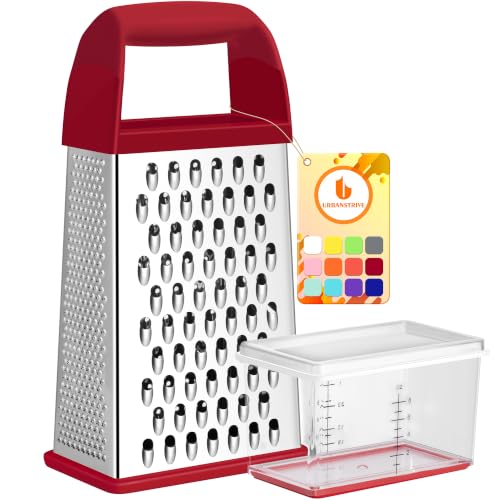 Urbanstrive Stainless Steel 4-Sided Box Cheese Grater
