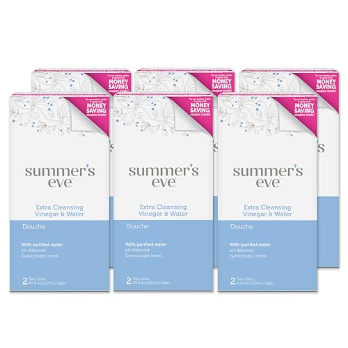6 Pack Summer's Eve Vinegar & Water Vaginal Douche