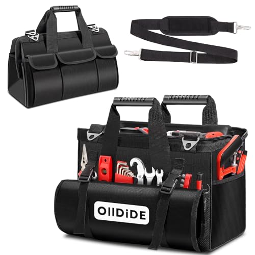 17-Inch Heavy Duty Tool Bag with Tool Roll