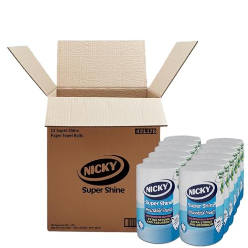Nicky Super Shine 3-Ply Multipurpose Paper Towels