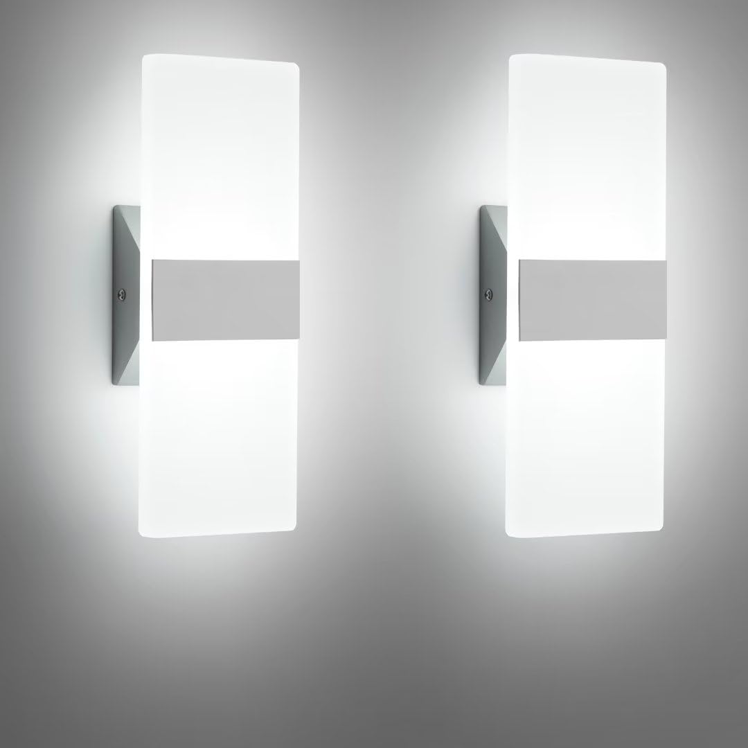 ZitoStory Modern Wall Sconces - 2 Pack