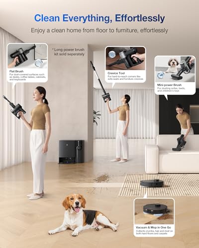 ECOVACS Robot Vacuum and Mop with Self-Emptying